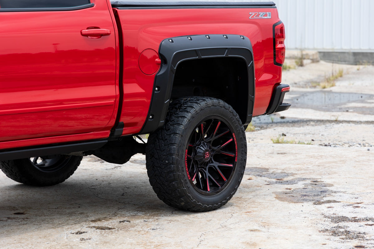 Fender Flares | Defender | 6&#39;7&quot; &amp; 8&#39; Bed | Chevy Silverado 1500 (14-18)/Silverado 2500 HD (15-19) 