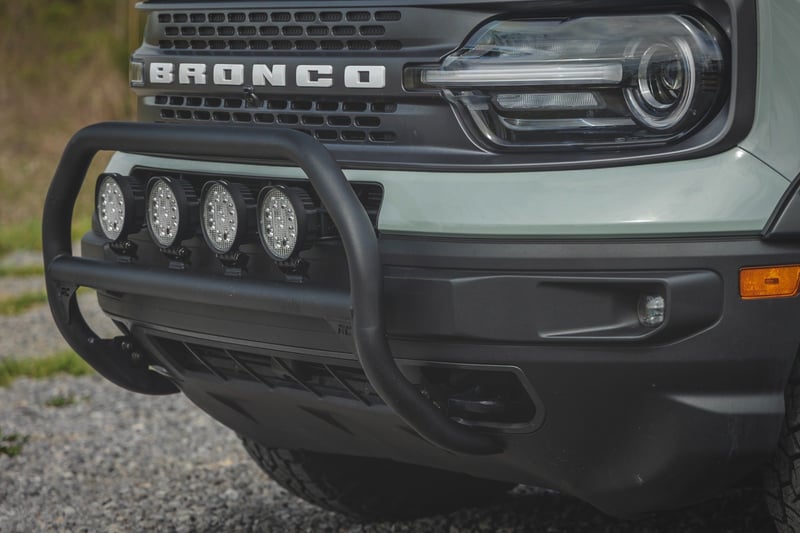 Rough Country - Nudge Bar - 4" Round LED Lights - Badlands - Ford Bronco Sport 4WD (2021-2024) - 51158