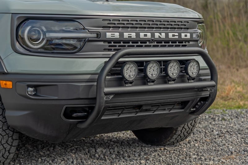 Rough Country - Nudge Bar - 4" Round LED Lights - Badlands - Ford Bronco Sport 4WD (2021-2024) - 51158