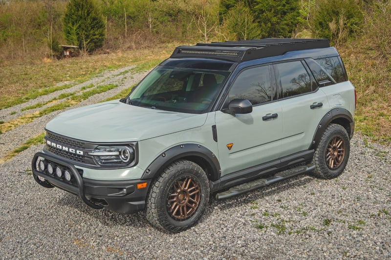 Rough Country - Nudge Bar - 4" Round LED Lights - Badlands - Ford Bronco Sport 4WD (2021-2024) - 51158