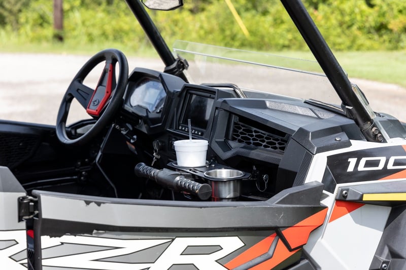 Rough Country - Passenger Grip Handle Dual Cup Holder - Polaris RZR S 570/RZR S4 1000 - 93058 by Rough Country - package cont