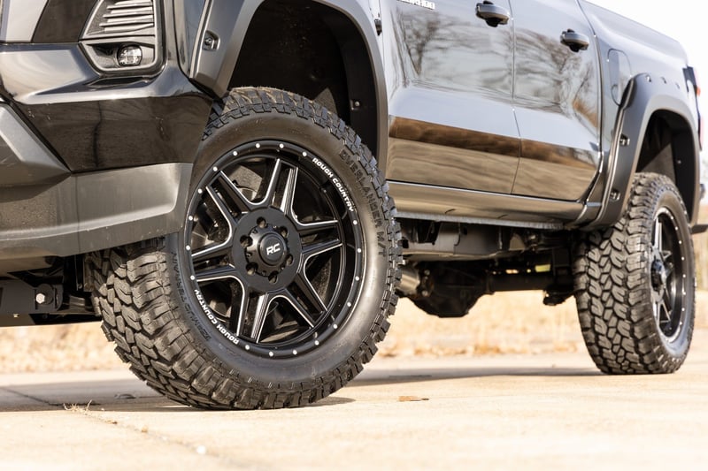 Rough Country - Pocket Fender Flares - GXD Sterling Grey Metallic - Chevy Colorado 2WD/4WD (2023-2026) - F-C12311-GXD