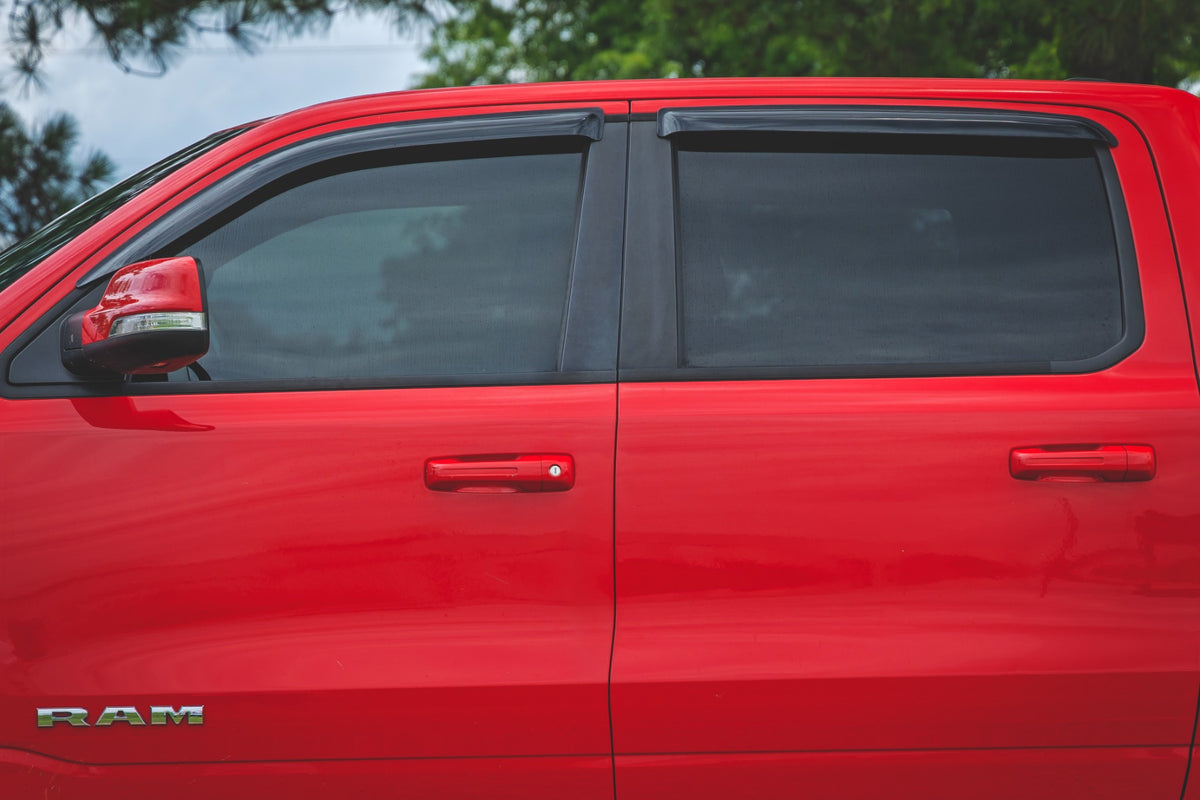 Rough Country - Side Window Deflectors - Tape On Rain Guard - Ram 1500 (19-25)/1500 TRX (21-24) - 941924 by Rough Country - i