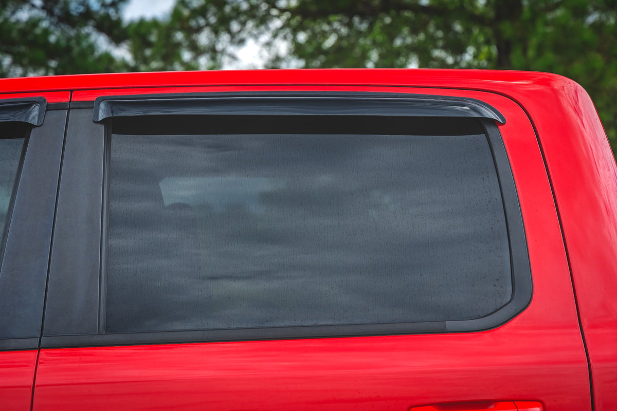Rough Country - Side Window Deflectors - Tape On Rain Guard - Ram 1500 (19-25)/1500 TRX (21-24) - 941924 by Rough Country - a