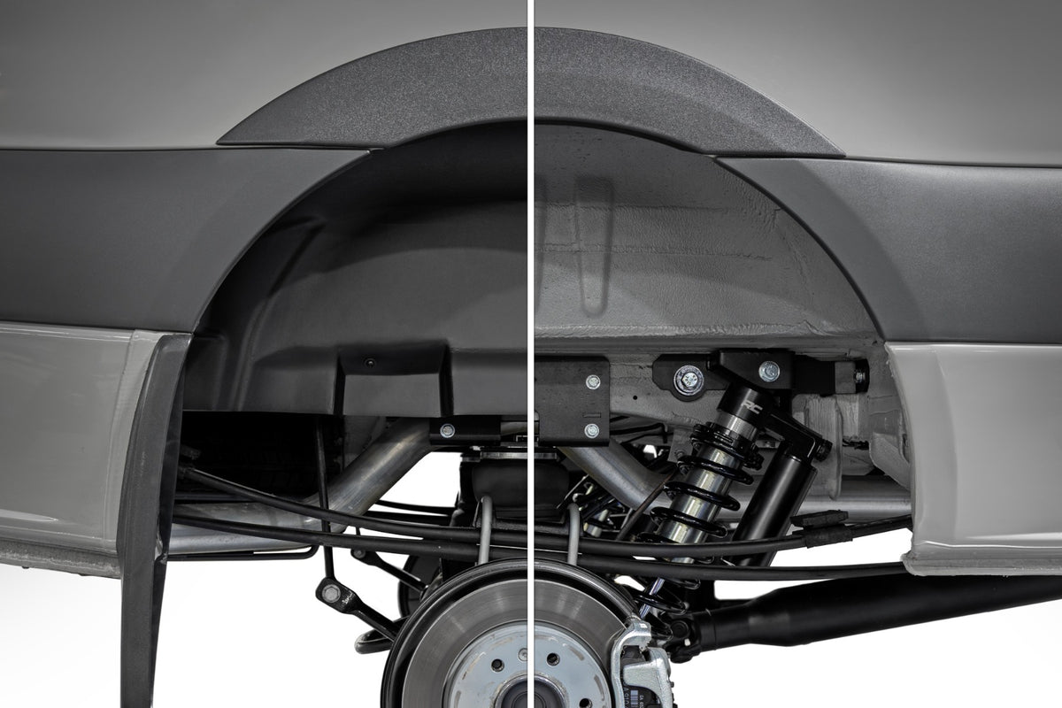 Rough Country - Rear Wheel Well Liners - Mercedes-Benz Sprinter 2500/Sprinter 3500 (19-25) - 4302 by Rough Country - angle vi