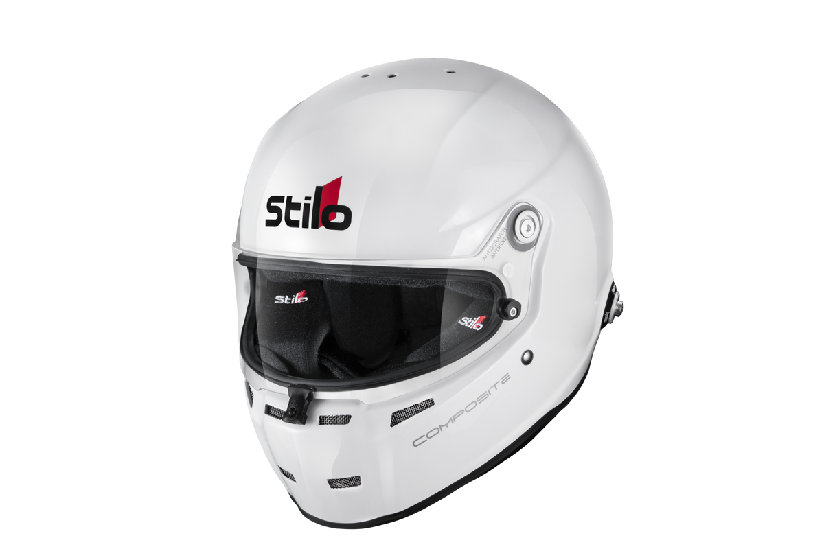 Stilo - SA2020 ST5 FN Composite Racing Helmet - White/Black