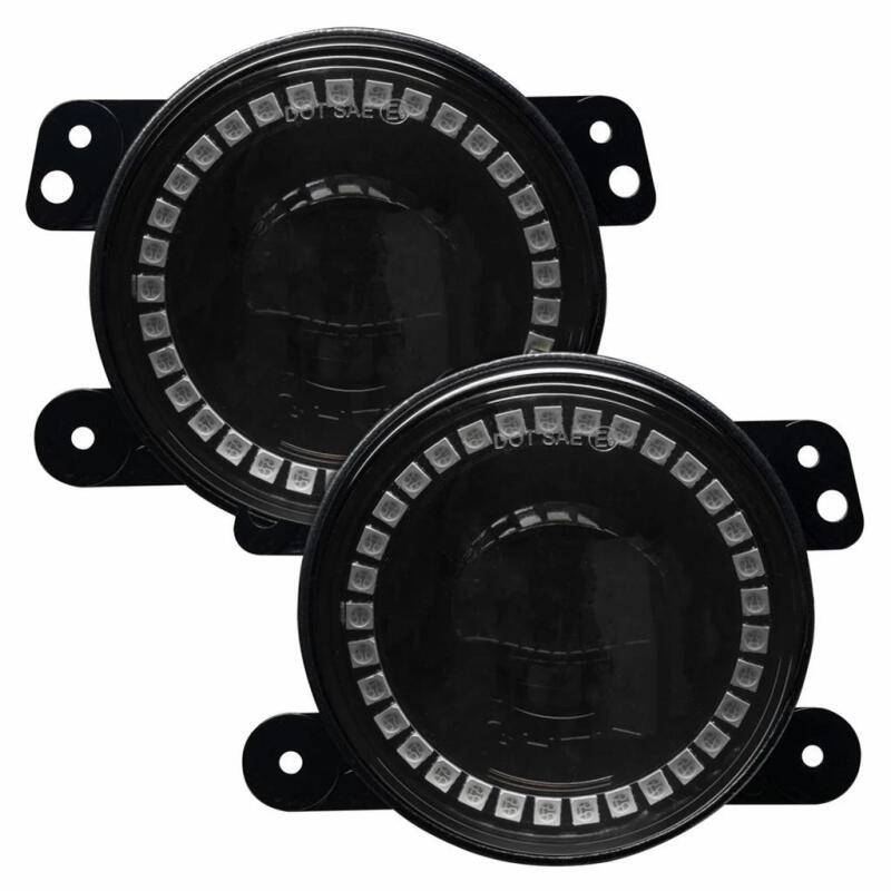Oracle Jeep Wrangler JK/JL/JT High Performance W LED Fog Lights - w/o Controller SEE WARRANTY - 5846-334