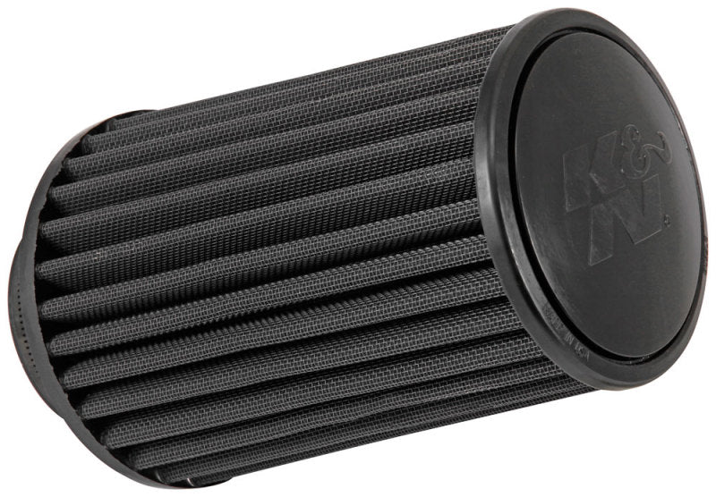 K&amp;N Universal Round Clamp-On Air Filter 3.5in ID 9.5in Height 6in Base OD 5.25 Top OD - RU-3105HBK