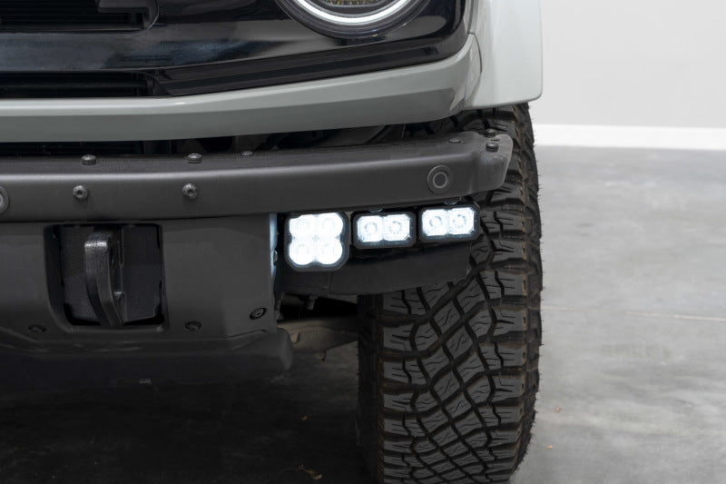Diode Dynamics 21-Up Ford Bronco Stage Series Fog Pocket Kit - White Sport - DD7178 for 2021-2026 Ford Bronco - package conte