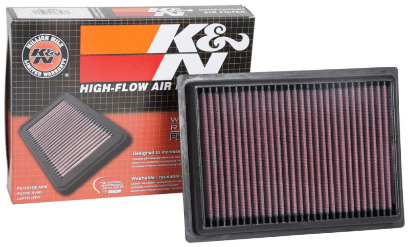 K&N 2014 Suzuki Alto L3-0.7L F/I Turbo Replacement Drop In Air Filter - 33-3084 by K&N Engineering - installed view