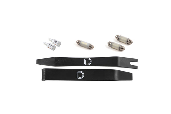 Diode Dynamics 10-14 d Mustang Interior LED Kit Cool White Stage 2 - DD0514 for 2010-2014 Ford Mustang - front view