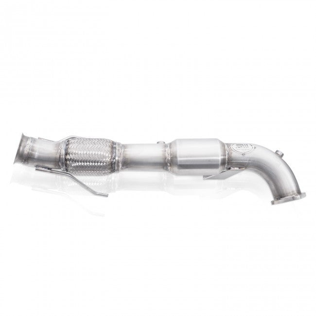 Stainless Works - 2016-18 Focus RS Downpipe - FCRS16DPCAT