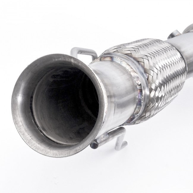 Stainless Works - 2016-18 Focus RS Downpipe - FCRS16DPCAT