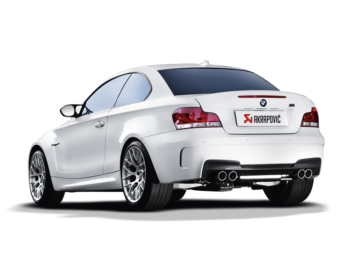 Akrapovic 11-12 BMW 1 Series M Coupe (E82) Evolution Line Cat Back (Titanium) w/ Carbon Tips - ME-BM/T/3-C