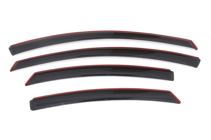 AVS 11-14 Hyundai Sonata Ventvisor In-Channel Front &amp; Rear Window Deflectors 4pc - Smoke - 194261