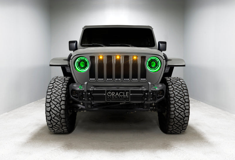Oracle Oculus Bi-LED Projector Headlights for Jeep JL/Gladiator JT - w/ Simple Cntrl SEE WARRANTY - 5839-504-B