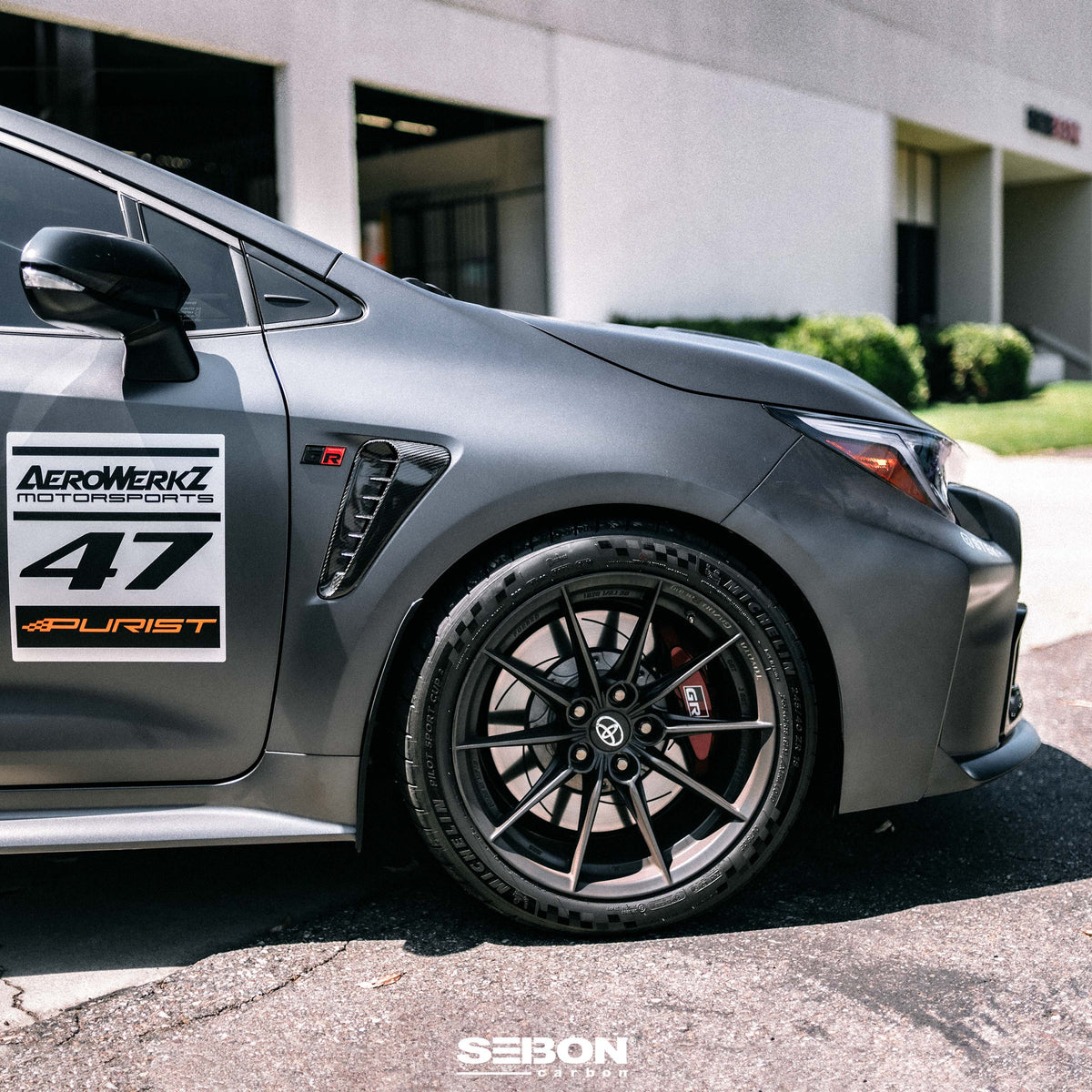 Seibon 2023 Toyota GR Corolla Carbon Fiber Fender Vents - FD23TYGRCOR
