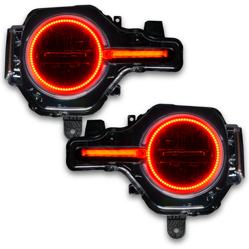 Oracle 2122 Ford Bronco Headlight Halo Kit w/DRL Bar  Base Headlights w/Simple Control SEE WARRANTY - 1471-504