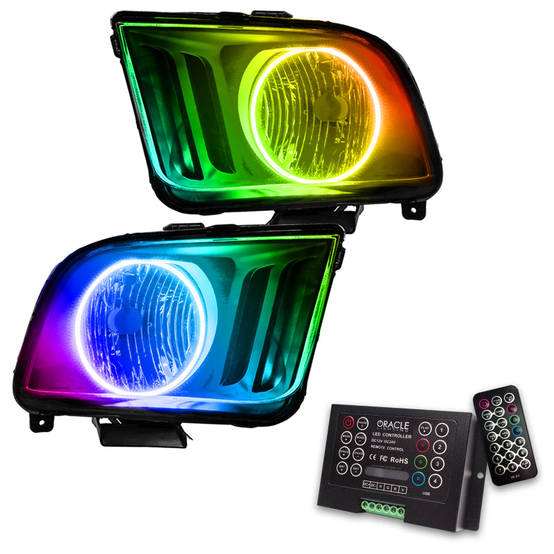 Oracle 05-09 Ford Mustang SMD HL - ColorSHIFT w/ 2.0 Controller- 7048-333