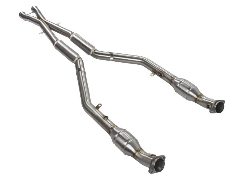 AFE 08-13 BMW(E90/92/93) MACH Force XP 304 Stainless Steel V8 4.0L w/ Cat &amp; Resonator - 49-36321-1