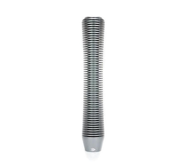 NRG Shift Knob Heat Sink Curved Long Gunmetal - SK-710GM - front view