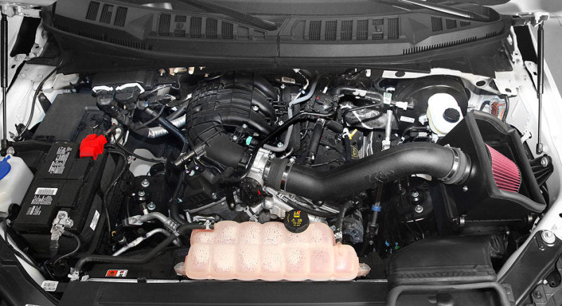 K&N 15-16 Ford F150 V6-3.5L 57 Series FIPK Performance Intake Kit - 57-2596 for 2015-2016 Ford F 150 - detail view