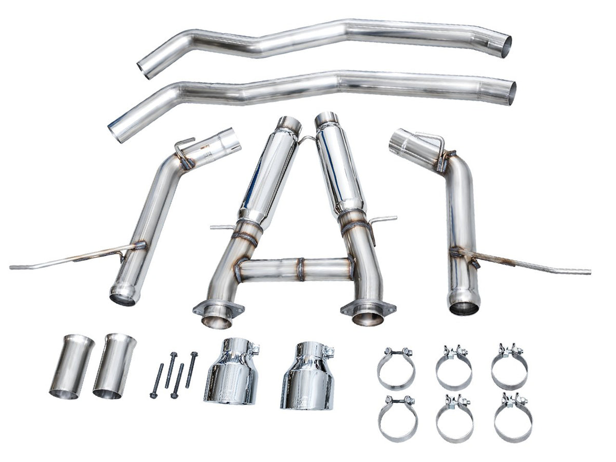 AWE Tuning 18-23 Dodge Durango SRT & Hellcat Track Edition Exhaust - Chrome Silver Tips - 3020-32952