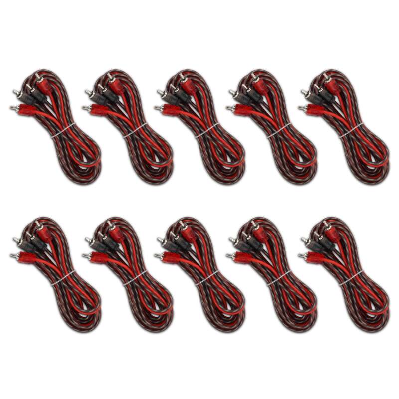 DS18 Level 1 RCA 12-Feet 10 x Pack - RCA-12FT.10PK - front view