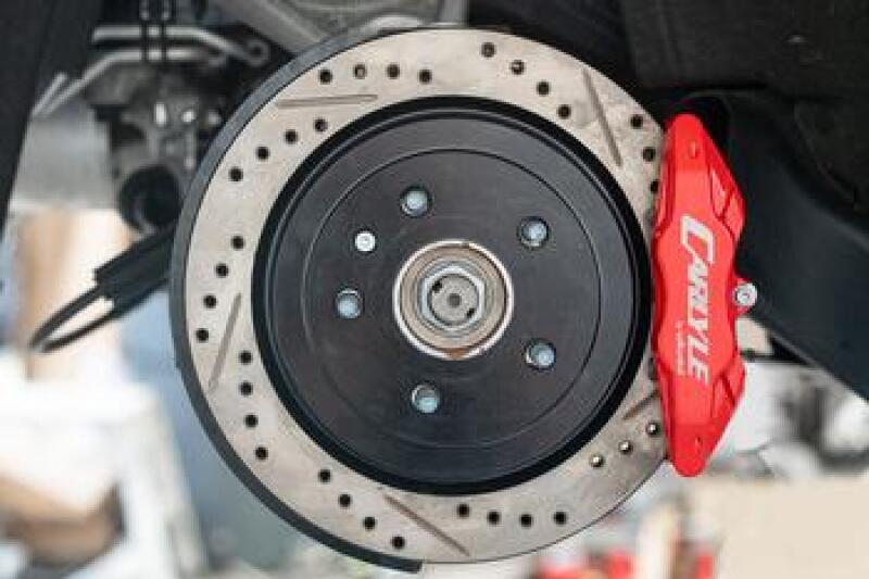 BMR 14-19 Chevrolet Corvette Brake Kit For 15in Conversion Drilled And Slotted Rotors/Red Calipers - DBK573