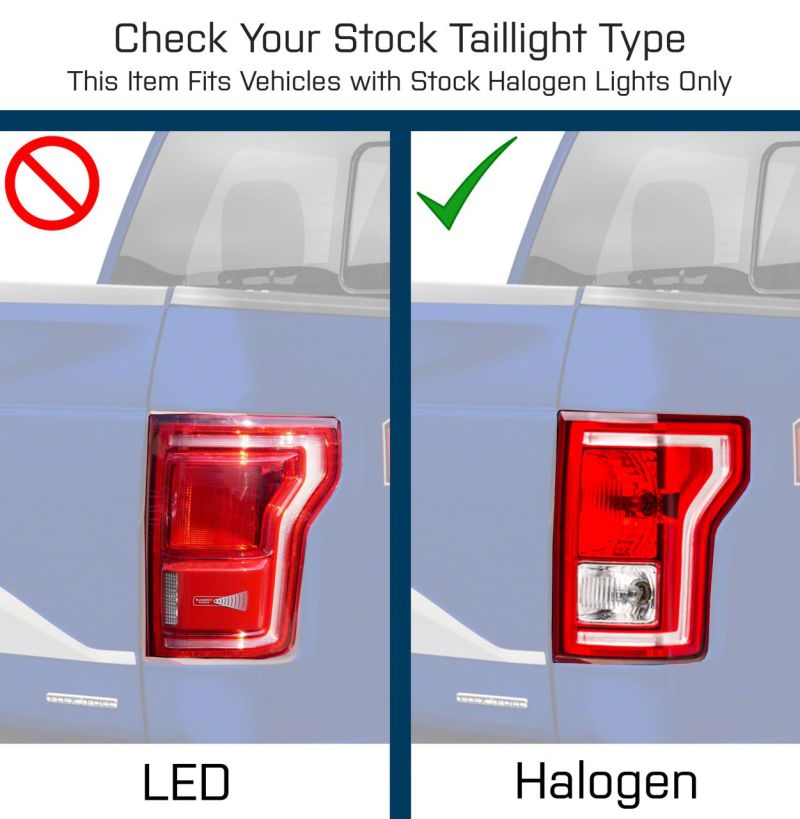 Raxiom 15-17 Ford F-150 LED Tail Lights- Blk Housing (Smoked Lens) - T542881