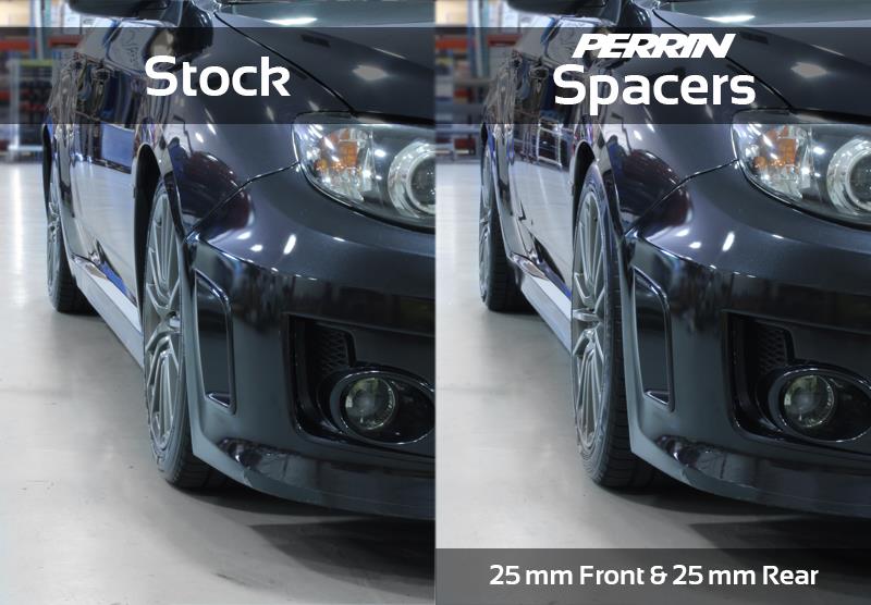 Perrin Subaru 5x100 30mm Wheel Spacers (One Pair) - PSP-WHL-031BK