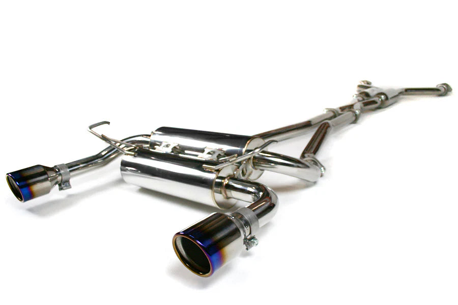 Invidia 03-08 Infiniti G35 Coupe Gemini Rolled Titanium Tip Cat-back Exhaust