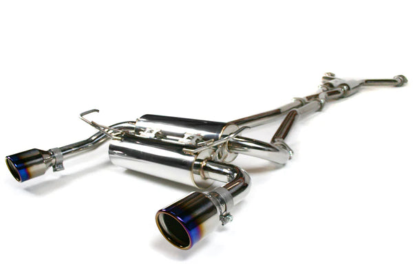 Invidia 03-08 Infiniti G35 Coupe Gemini Rolled Titanium Tip Cat-back Exhaust - HS03IG3GID for 2003-2006 INFINITI G - front vi