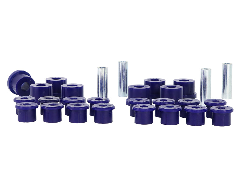 SuperPro 1986-1993 Suzuki Samurai JA Suzuki Samurai Front & Rear Leaf Spring & Shackle Bushing Kit - KIT068K