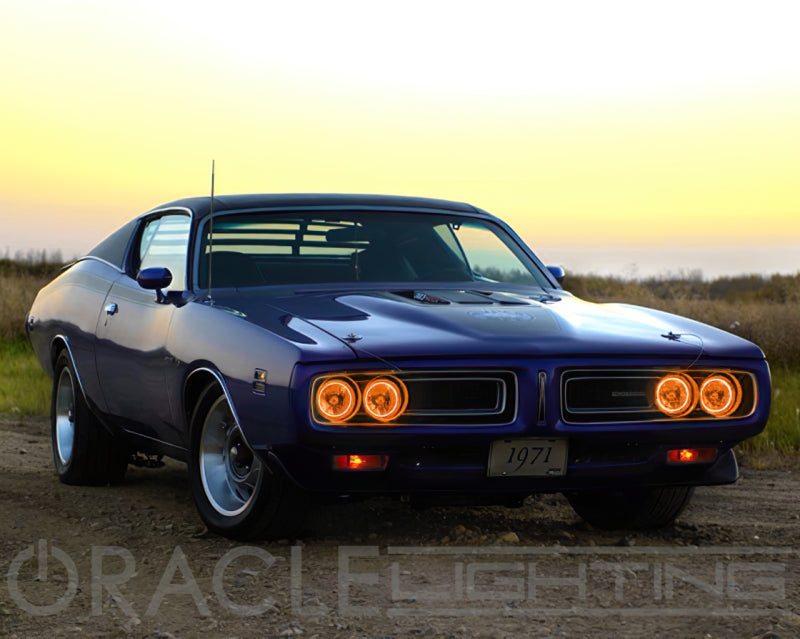 Oracle Pre-Installed Lights 5.75 IN. Sealed Beam - ColorSHIFT Halo SEE WARRANTY - 6904-333