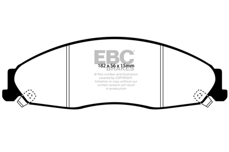 EBC 02-05 Cadillac CTS 2.6 Redstuff Front Brake Pads - DP31645C