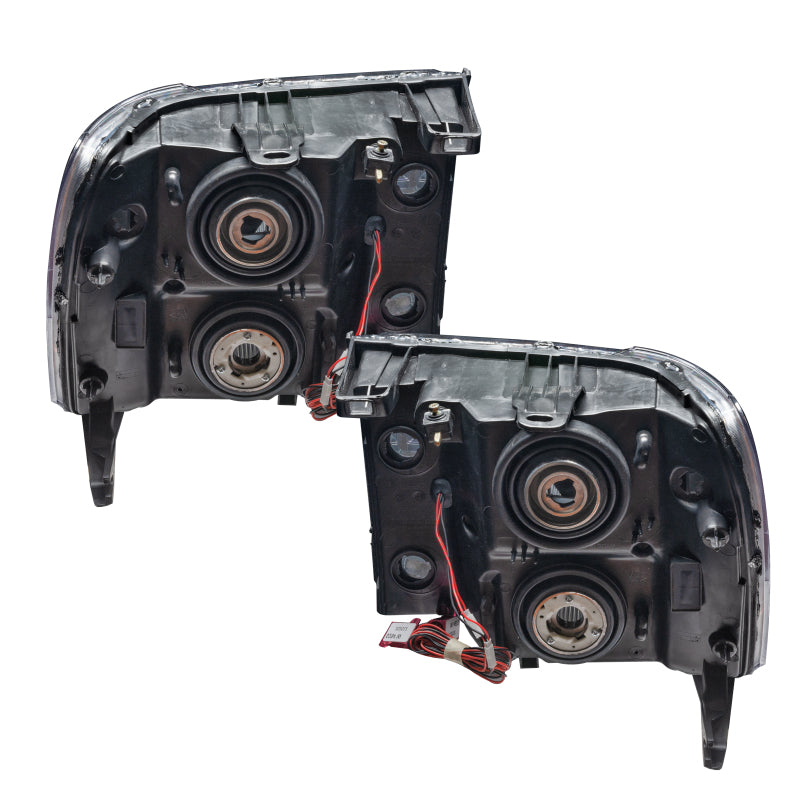 Oracle Lighting 07-13 GMC Sierra Pre-Assembled LED Halo Headlights - Blue SEE WARRANTY - 8165-002