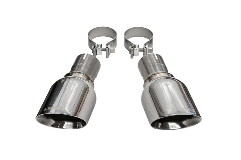 Corsa 2011-2021 Jeep Grand Cherokee Single 2.5in Inlet / 4.5in Outlet Polished Pro-Series Tip Kit - 14067