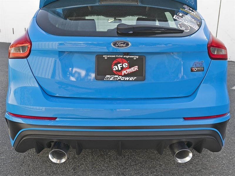 aFe Takeda 3in 304 SS Cat-Back Exhaust w/ Polished Tip 16-18 Ford Focus RS 2.3L (t) - 49-33103-P