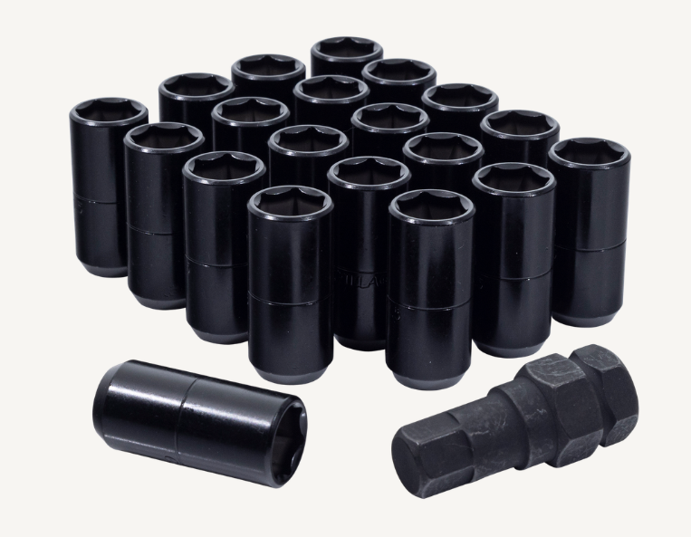 Gorilla Automotive - 5lug 14-1.50 Tuner Socket Lug Blk Gor - K5CT-14150BGR