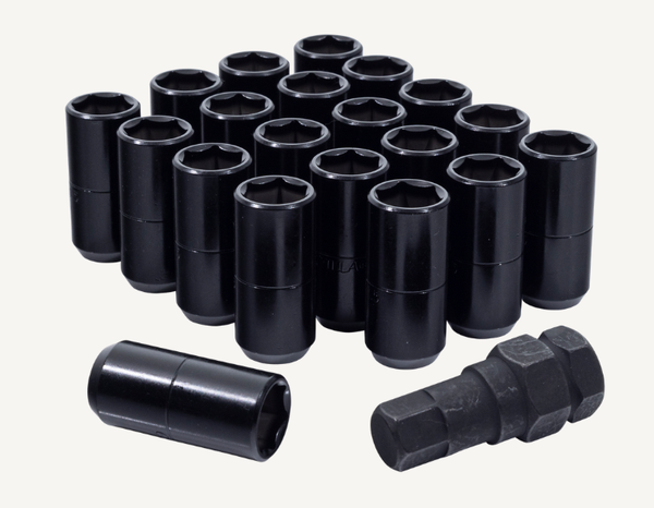 Gorilla Automotive - 5lug 14-1.50 Tuner Socket Lug Blk Gor - K5CT-14150BGR