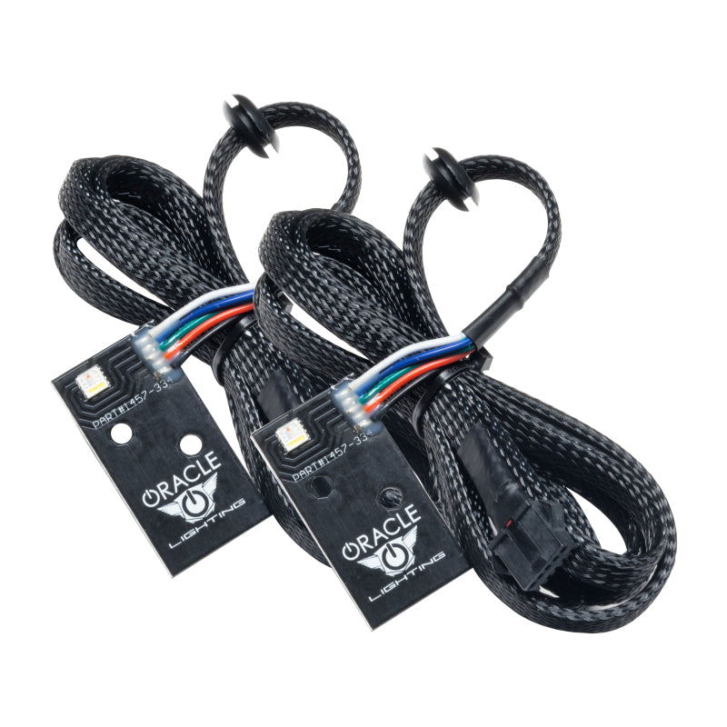 Oracle 14-21 Infiniti Q50 RGB+W Headlight DRL Upgrade Kit - ColorSHIFT w/o Controller SEE WARRANTY - 1457-334