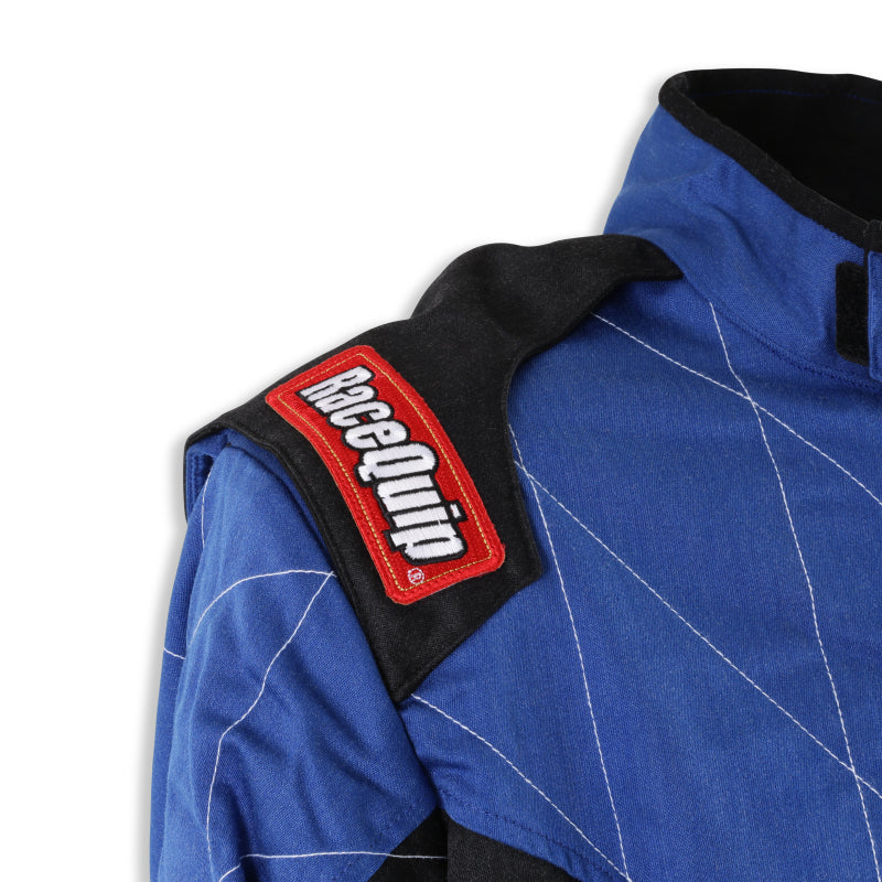 RaceQuip Blue Chevron-5 Suit SFI-5 - Medium - 91609239RQP