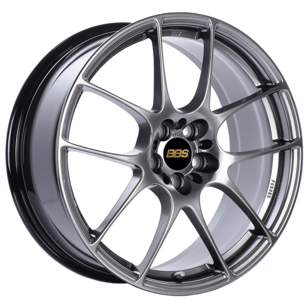 BBS RF 18x8 5x120 ET48 Diamond Black Wheel -82mm PFS/Clip Required - RF517DBK by BBS
