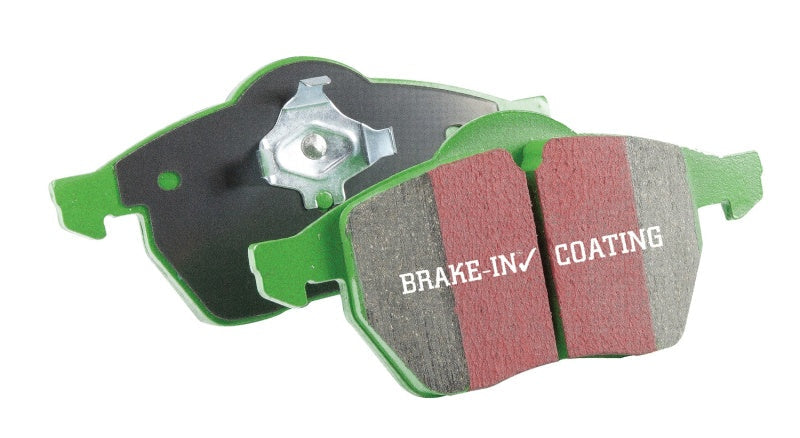 EBC 2022+ Lexus LX600 3.5TT Greenstuff Rear Brake Pads - DP62461 for 2024-2026 INFINITI QX80 - front view