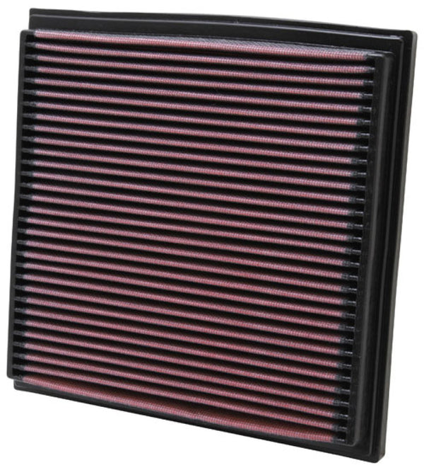 K&N 94-97 BMW 318IS 16V / 96-97 Z3 Drop In Air Filter - 33-2733 for 1995-1998 BMW 3 Series - front view