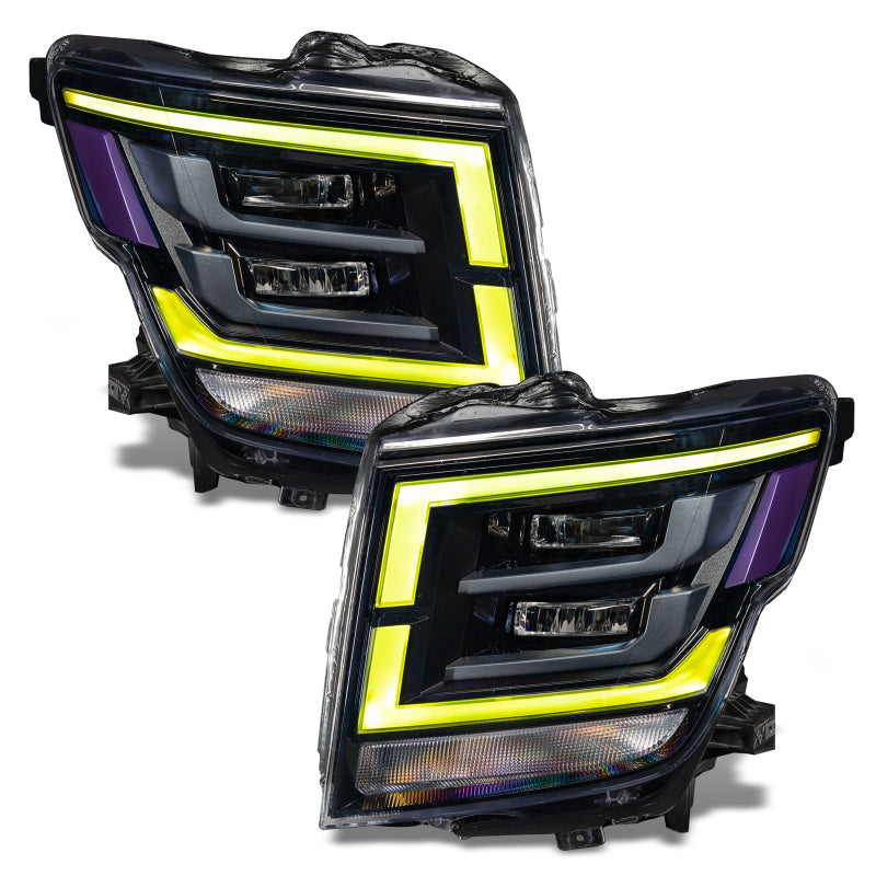 Oracle 21-22 Nissan Titan RGB+W Headlight DRL Upgrade - ColorSHIFT w/ Simple Controller SEE WARRANTY - 1463-504