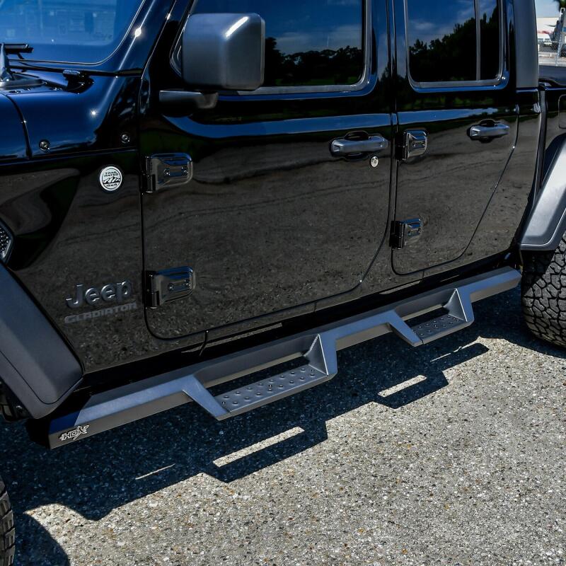 Westin 2020 Jeep Gladiator HDX Drop Nerf Step Bars - Textured Black - 56-14165
