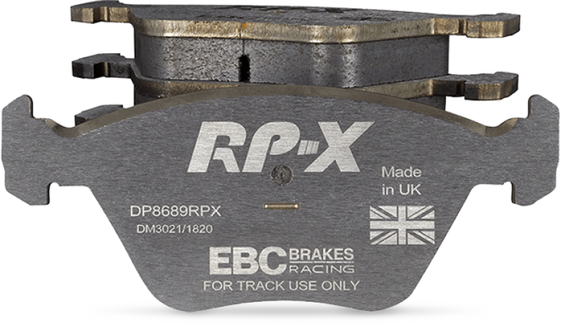 EBC Racing 13-15 Porsche 911 (991) GT3 3.8L (Cast Iron Rotor Only) RP-X Rear Brake Pads - DP82207RPX
