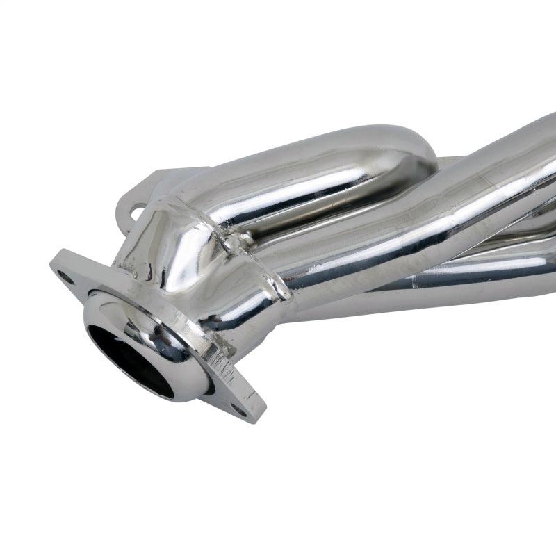 BBK 87-95 Ford F150 Truck 5.0 302 Shorty Unequal Length Exhaust Headers - 1-5/8 Silver Ceramic - 35100